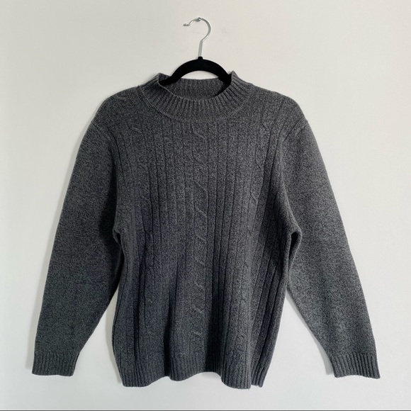 Grey Turtleneck Sweater - Picture 1 of 1
